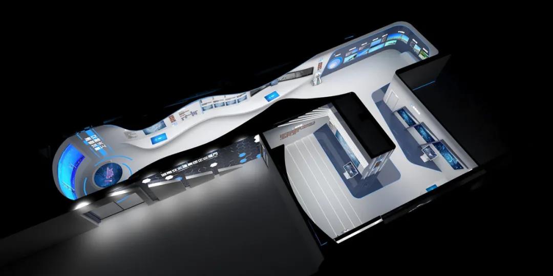 數字企業展廳插圖 數字企業展廳插圖